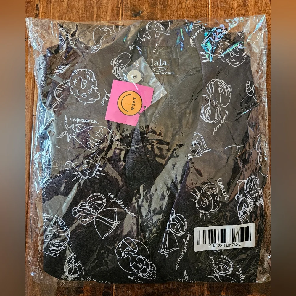 Lala OriginalMake Me Wanna Lala Boyfriend Blazer in Zodiac Love Size Small - Picture 5 of 6